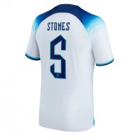 England John Stones #5 Replica Home Shirt World Cup 2022 Short Sleeve